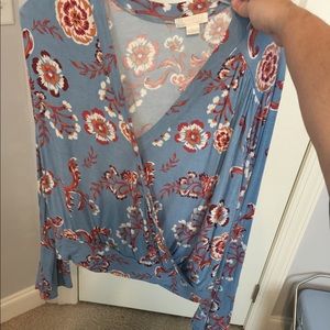 Floral boho top
